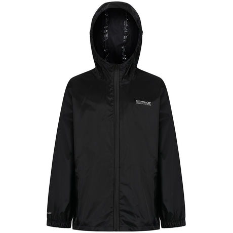 Regatta Kids' Pack-It Waterproof Packaway Jacket Midnight / Age 3-4-Midnight / Age 5-6-Midnight / Age 7-8-Midnight / Age 9-10-Midnight / Age 11-12 - 53 Degrees North 