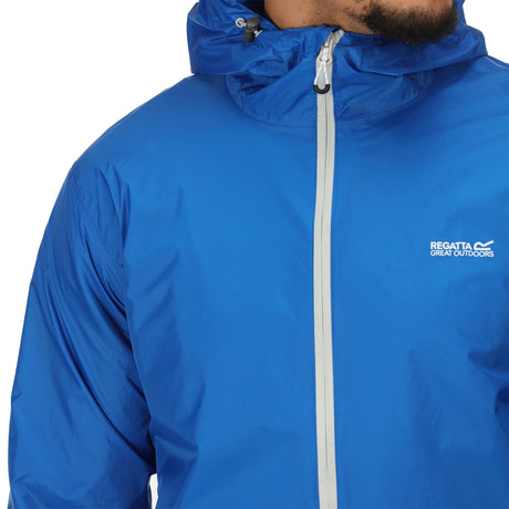 Regatta Men's Pack-It III Waterproof Jacket Navy / Small-Navy / Medium-Navy / Large-Navy / X-Large-Navy / XX-Large - 53 Degrees North 