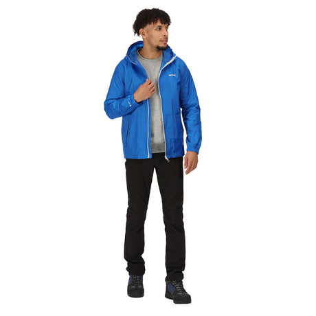 Regatta Men's Pack-It III Waterproof Jacket Navy / Small-Navy / Medium-Navy / Large-Navy / X-Large-Navy / XX-Large - 53 Degrees North 