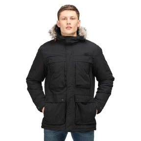 Regatta Men's Volter Parka Coat Black / Small-Black / Medium-Black / Large-Black / X-Large-Black / XX-Large - 53 Degrees North 
