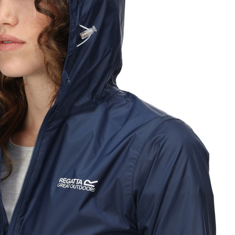 Regatta Women's Pack-It III Waterproof Jacket Wisteria / X-Small-Wisteria / Small-Wisteria / Medium-Wisteria / Large-Wisteria / X-Large - 53 Degrees North 