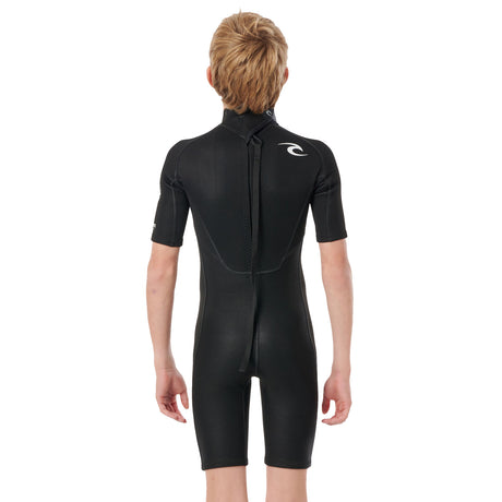 Ripcurl Junior Freelite Short Sleeve 3/2mm Springsuit Black / Age 9-10-Black / Age 11-12-Black / Age 13-14-Black / Age 15-16 - 53 Degrees North 