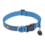 Ruffwear Hi & Light Lightweight Dog Collar Blue Dusk / 28-36 cm (11"-14")-Blue Dusk / 36-51 cm (14"-20")-Blue Dusk / 51-66 cm (20"-26")-Basalt Grey / 28-36 cm (11"-14")-Basalt Grey / 36-51 cm (14"-20") - 53 Degrees North 