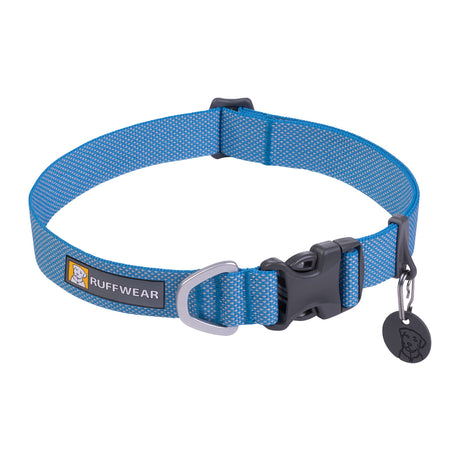 Ruffwear Hi & Light Lightweight Dog Collar Blue Dusk / 28-36 cm (11"-14")-Blue Dusk / 36-51 cm (14"-20")-Blue Dusk / 51-66 cm (20"-26")-Basalt Grey / 28-36 cm (11"-14")-Basalt Grey / 36-51 cm (14"-20") - 53 Degrees North 