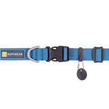 Ruffwear Hi & Light Lightweight Dog Collar Blue Dusk / 28-36 cm (11"-14")-Blue Dusk / 36-51 cm (14"-20")-Blue Dusk / 51-66 cm (20"-26")-Basalt Grey / 28-36 cm (11"-14")-Basalt Grey / 36-51 cm (14"-20") - 53 Degrees North 