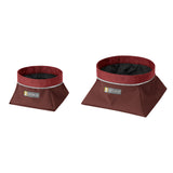 Ruffwear Quencher Packable Dog Bowl Fired Brick / Medium-Fired Brick / Large-Tumalo Teal / Medium-Tumalo Teal / Large-Huckleberry Blue / Medium - 53 Degrees North 