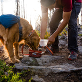 Ruffwear Quencher Packable Dog Bowl Fired Brick / Medium-Fired Brick / Large-Tumalo Teal / Medium-Tumalo Teal / Large-Huckleberry Blue / Medium - 53 Degrees North 