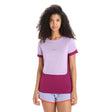 Icebreaker Women's Zoneknit Short Sleeve Tee #color_purple-gaze-go-berry-cb