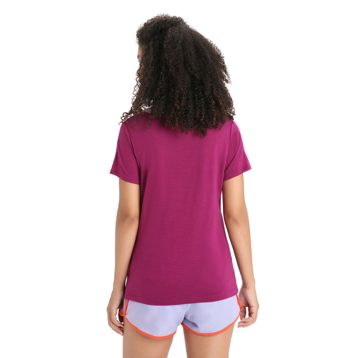 Icebreaker Women's Zoneknit Short Sleeve Tee #color_purple-gaze-go-berry-cb