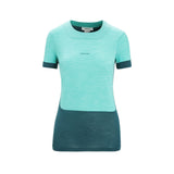 Icebreaker Women's Zoneknit Short Sleeve Tee #color_fresh-heather-green-glory
