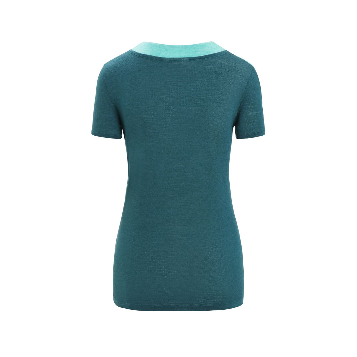 Icebreaker Women's Zoneknit Short Sleeve Tee #color_fresh-heather-green-glory