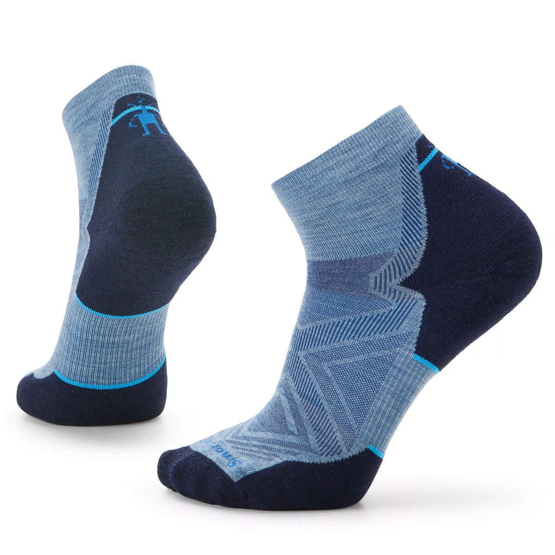 Smartwool Men's Run Targeted Cushion Ankle Socks #color_mist-blue