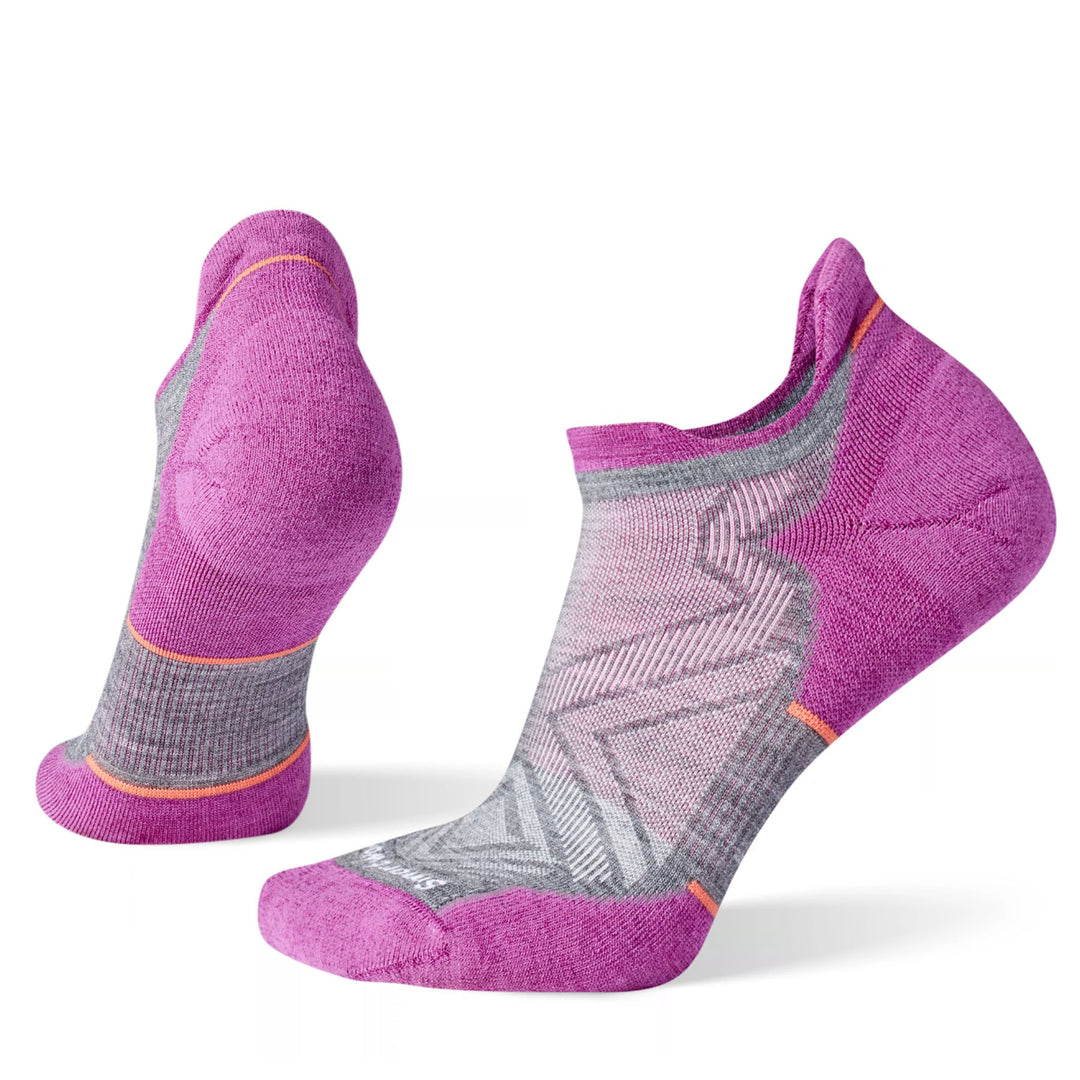 Smartwool Women's Run Targeted Cushion Low Ankle Socks #color_medium-grey