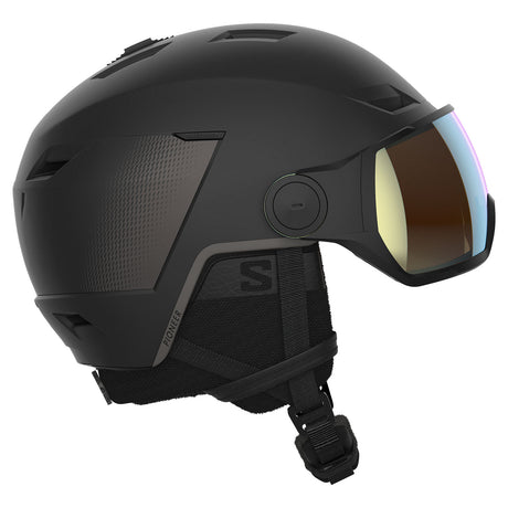 Salomon Pioneer LT Ski Visor Helmet Black / Medium-Black / Large - 53 Degrees North 