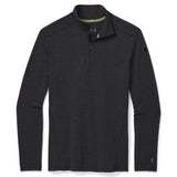 Smartwool Men's Classic Thermal Merino Baselayer 1/4 Zip Top Charcoal Heather / Small-Charcoal Heather / Medium-Charcoal Heather / Large-Charcoal Heather / X-Large-Charcoal Heather / XX-Large - 53 Degrees North 