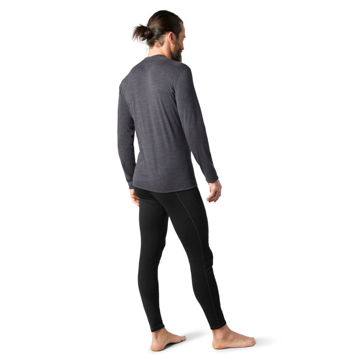 Smartwool Men's Classic Thermal Merino Baselayer Crew Shirt Charcoal Heather / Small-Charcoal Heather / Medium-Charcoal Heather / Large-Charcoal Heather / X-Large-Charcoal Heather / XX-Large - 53 Degrees North 