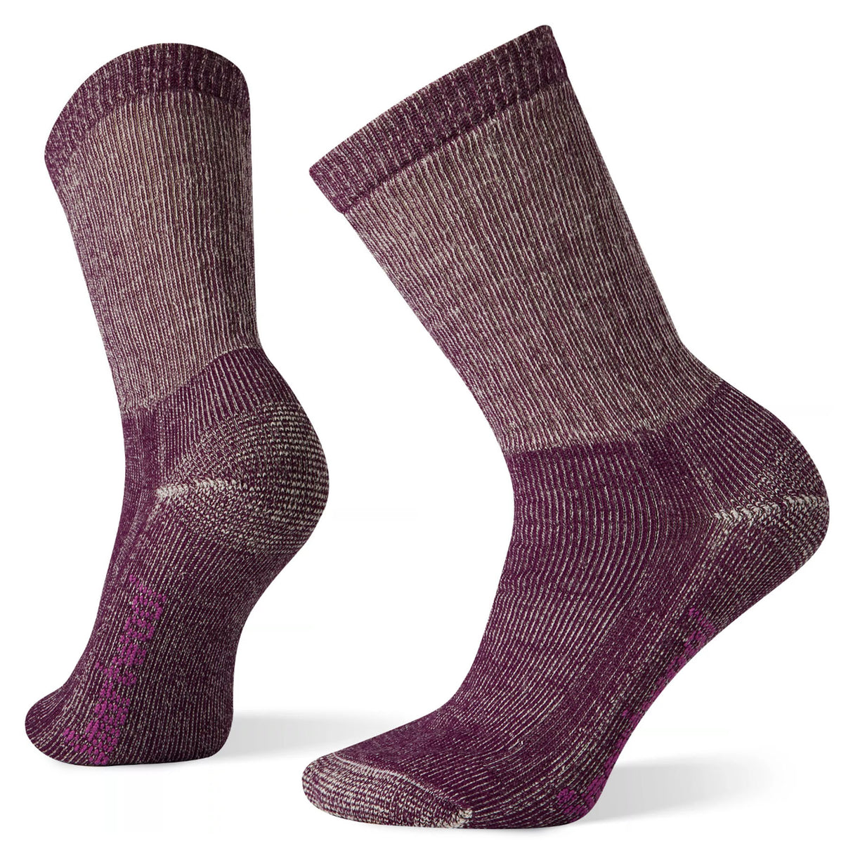Smartwool Women's Hike Full Cushion Crew Hiking Socks Ash / Small (UK 2-4.5)-Ash / Medium (UK 5-7.5)-Ash / Large (UK 8-10.5)-Bordeaux / Medium (UK 5-7.5)-Bordeaux / Large (UK 8-10.5) - 53 Degrees North 