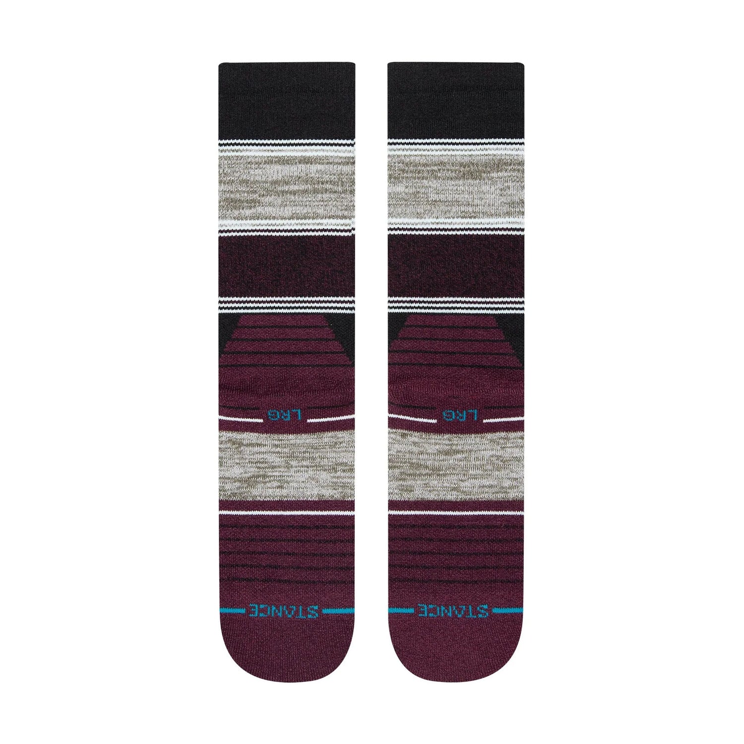 Stance Gorp Core Crew Socks Black / Medium - 53 Degrees North 