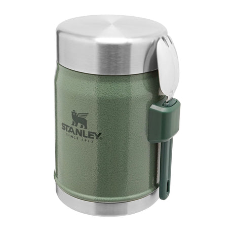 Stanley Classic Legendary Food Jar + Spork 0.4L Matte Black Pebble-Goldenrod Coral-Violet Blossom-Hammertone Green-Rose Quartz - 53 Degrees North 