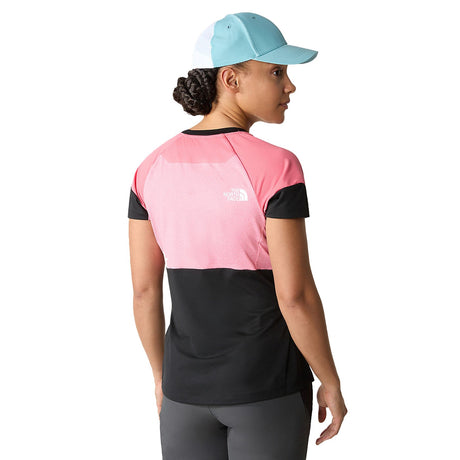 The North Face Women's Bolt Tech T-shirt Cosmo Pink/TNF Black / X-Small-Cosmo Pink/TNF Black / Small-Cosmo Pink/TNF Black / Medium-Cosmo Pink/TNF Black / Large - 53 Degrees North 