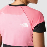 The North Face Women's Bolt Tech T-shirt Cosmo Pink/TNF Black / X-Small-Cosmo Pink/TNF Black / Small-Cosmo Pink/TNF Black / Medium-Cosmo Pink/TNF Black / Large - 53 Degrees North 