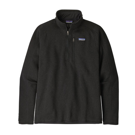 Patagonia Men's Better Sweater 1/4 Zip Black / X-Small-Black / Small-Black / Medium-Black / Large-Black / X-Large #- 53 Degrees North 