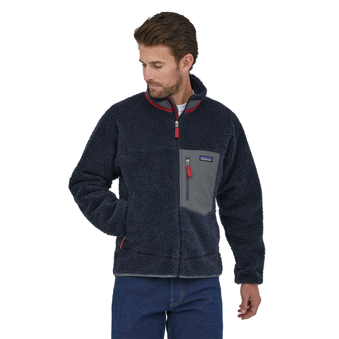 Patagonia Men's Classic Retro-X Jacket #color_new-navy-wax-red