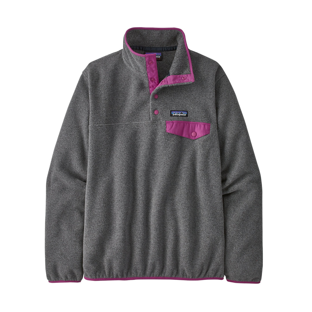 Patagonia Women's Lightweight Synch Snap-T Pullover #color_nickel-amaranth-pink