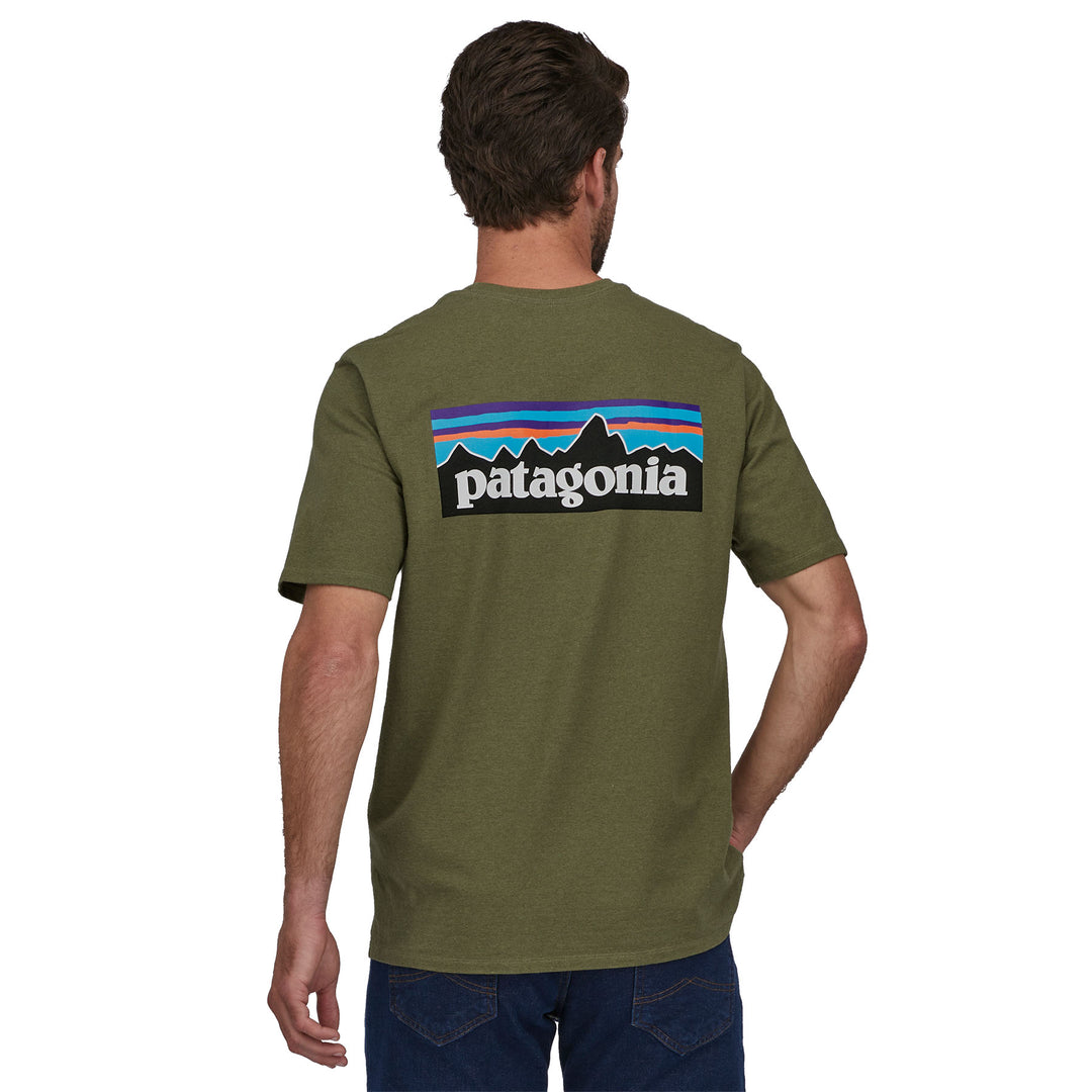Patagonia Men's P-6 Logo Responsibili-Tee #color_wyoming-green