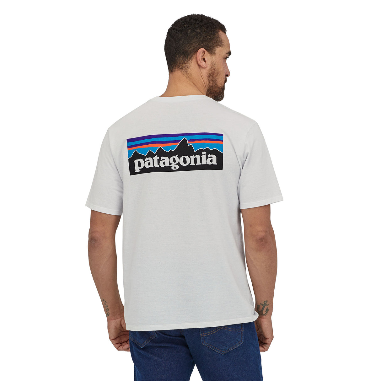 Patagonia Men's P-6 Logo Responsibili-Tee Black / X-Small-Black / Small-Black / Medium-Black / Large-Black / X-Large #- 53 Degrees North 