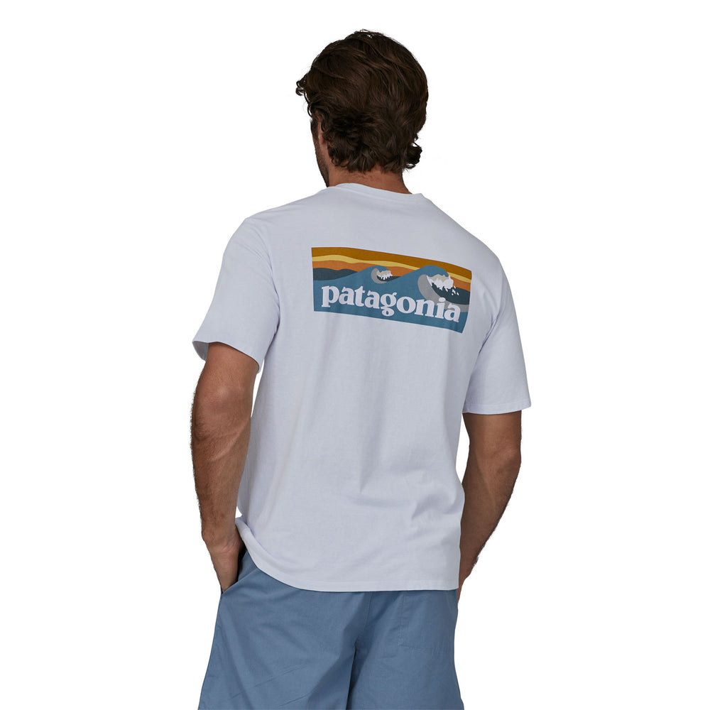 Patagonia Men's Boardshort Logo Pocket Responsibili-Tee #color_white
