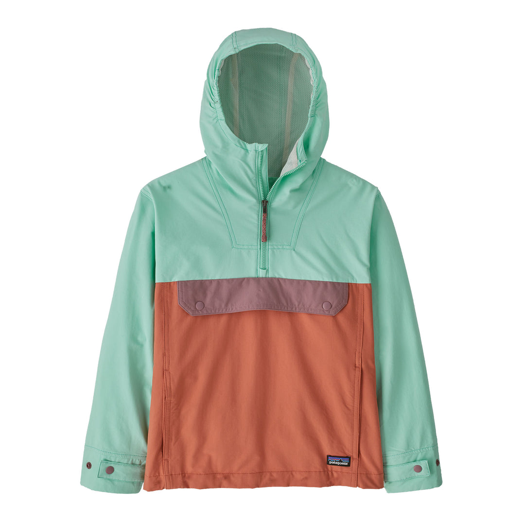 Patagonia Kid's Isthmus Anorak #color_early-teal