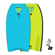 Wave Power Woop Bodyboard Lite Blue/Lime / 33"-Lite Blue/Lime / 42"-Red/Teal / 37" - 53 Degrees North 