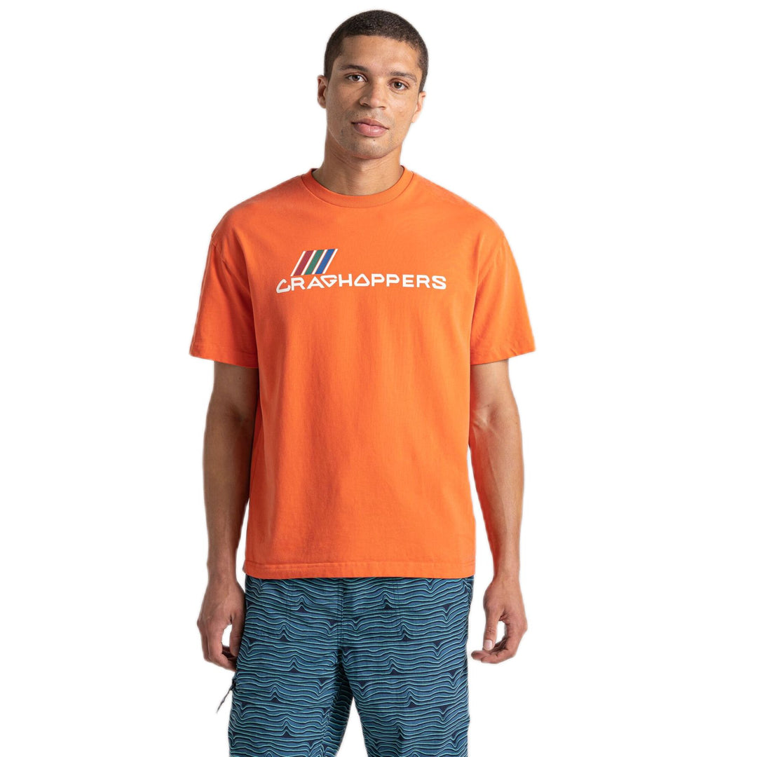Craghoppers Men's Crosby Short Sleeve T-Shirt #color_neon-coral