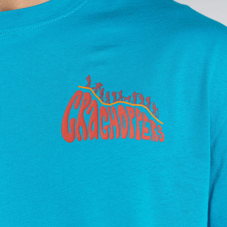 Craghoppers Men's Crosby Short Sleeve T-Shirt Scuba Blue Bubble / Small-Scuba Blue Bubble / Medium-Scuba Blue Bubble / Large-Scuba Blue Bubble / X-Large-Neon Coral / Small #- 53 Degrees North 