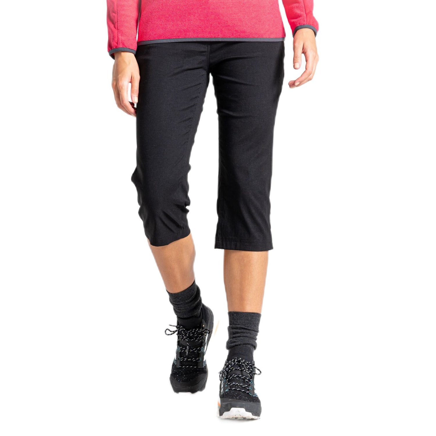 Craghoppers Women's Kiwi Pro II Crop Trousers Desert Sand / X-Small-Desert Sand / Small-Desert Sand / Medium-Desert Sand / Large-Desert Sand / X-Large #- 53 Degrees North 