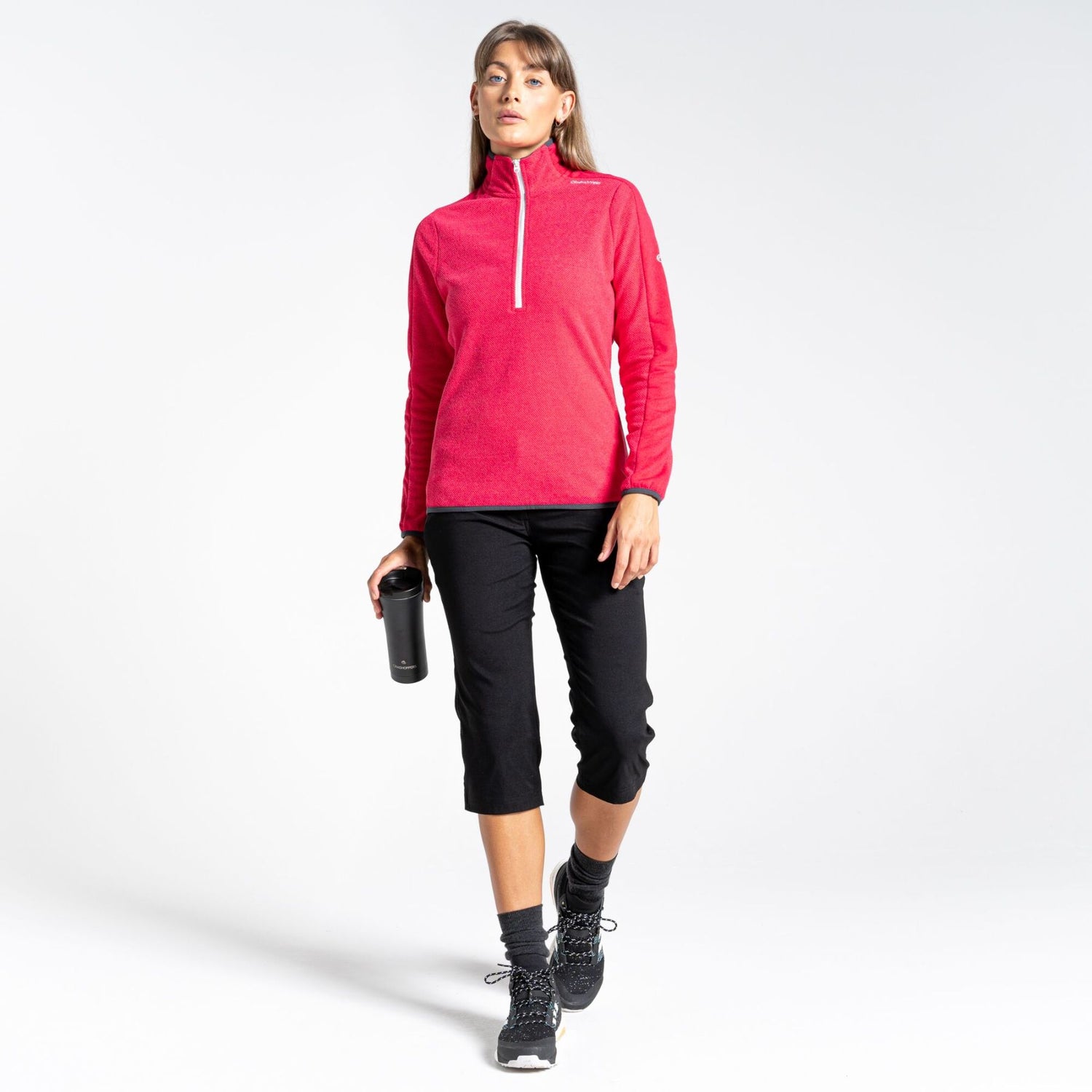 Craghoppers Women's Kiwi Pro II Crop Trousers Desert Sand / X-Small-Desert Sand / Small-Desert Sand / Medium-Desert Sand / Large-Desert Sand / X-Large #- 53 Degrees North 