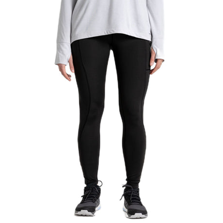 Craghoppers Women's Kiwi Pro Leggings Black / X-Small-Black / Small-Black / Medium-Black / Large-Black / X-Large #- 53 Degrees North 