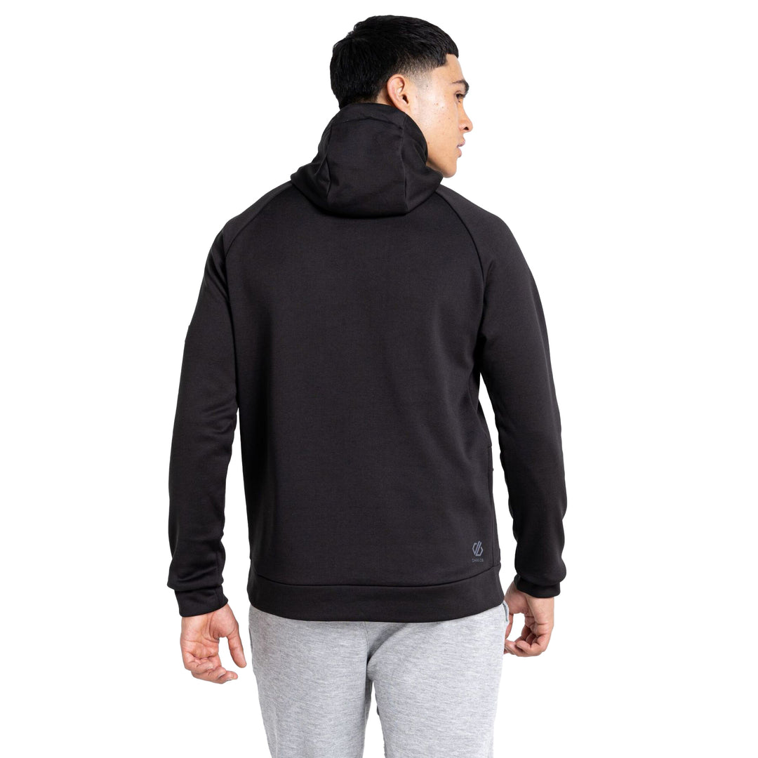 Dare2B Men's Out Calling Overhead Tech Hoodie #color_black