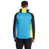 Dare 2b Men's Assimilate Core Stretch Full Zip Hooded Jacket Black/Green Algae/Deep Water / Small-Black/Green Algae/Deep Water / Medium-Black/Green Algae/Deep Water / Large-Black/Green Algae/Deep Water / X-Large-Black/Green Algae/Deep Water / XX-Large #- 53 Degrees North 