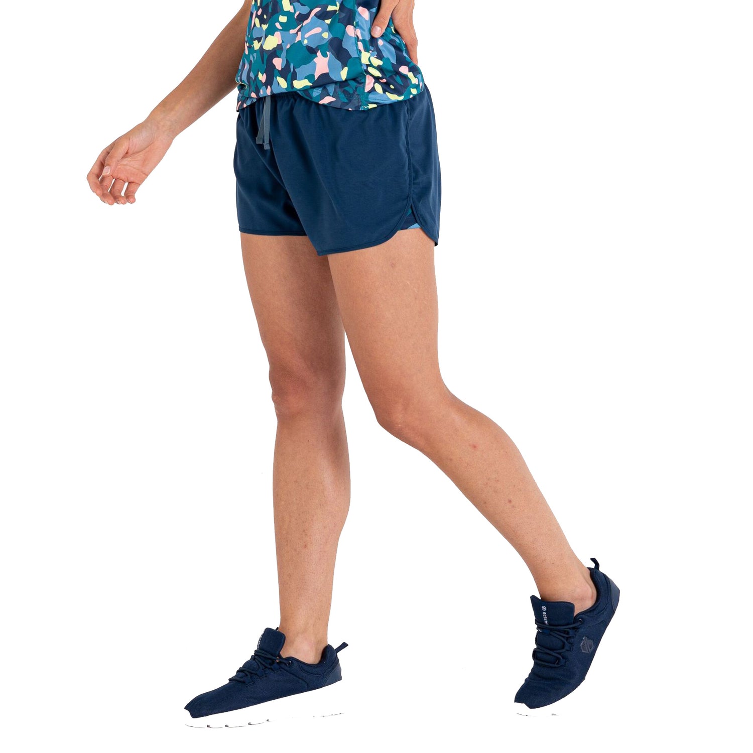 Dare 2b Women's Sprint Up Shorts Moonlight Denim/Fortune Green Unshaped Print / X-Small-Moonlight Denim/Fortune Green Unshaped Print / Small-Moonlight Denim/Fortune Green Unshaped Print / Medium-Moonlight Denim/Fortune Green Unshaped Print / Large-Moonlight Denim/Fortune Green Unshaped Print / X-Large #- 53 Degrees North 