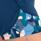 Dare 2b Women's Sprint Up Shorts Moonlight Denim/Fortune Green Unshaped Print / X-Small-Moonlight Denim/Fortune Green Unshaped Print / Small-Moonlight Denim/Fortune Green Unshaped Print / Medium-Moonlight Denim/Fortune Green Unshaped Print / Large-Moonlight Denim/Fortune Green Unshaped Print / X-Large #- 53 Degrees North 