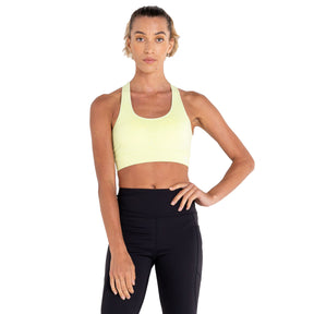 Dare 2b Women's Don't Sweat It Sports Bra Sharp Green / X-Small (UK 8)-Sharp Green / Small (UK 10)-Sharp Green / Medium (UK 12)-Sharp Green / Large (UK 14)-Sharp Green / X-Large (UK 16) #- 53 Degrees North 