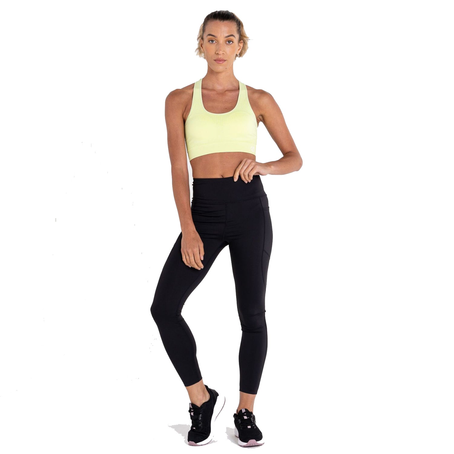 Dare 2b Women's Don't Sweat It Sports Bra Sharp Green / X-Small (UK 8)-Sharp Green / Small (UK 10)-Sharp Green / Medium (UK 12)-Sharp Green / Large (UK 14)-Sharp Green / X-Large (UK 16) #- 53 Degrees North 