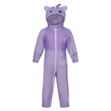 Regatta Kids Infants' Charco Breathable Waterproof Puddle Suit Pansy Unicorn / 6-12 Months-Pansy Unicorn / 12-18 Months-Pansy Unicorn / 18-24 Months-Pansy Unicorn / 24-36 Months-Pansy Unicorn / 36-48 Months #- 53 Degrees North 
