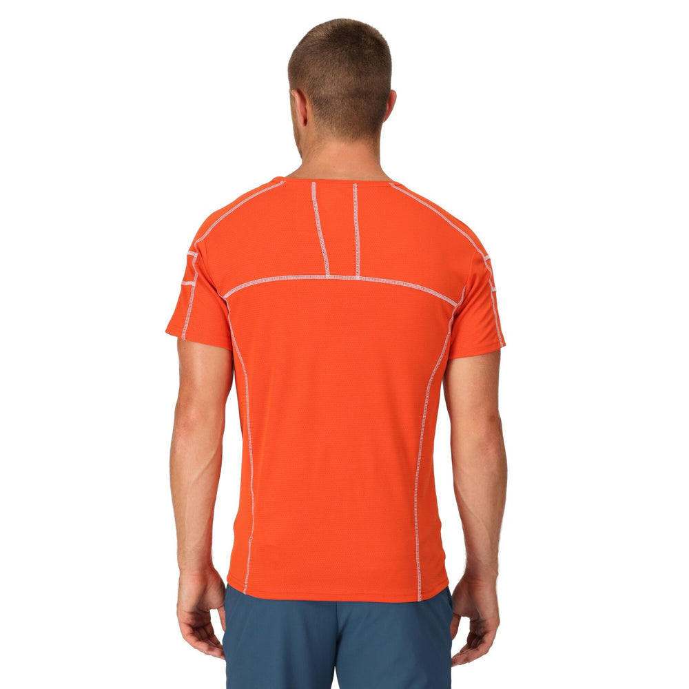 Regatta Men's Virda III Short Sleeve Tee #color_rusty-orange