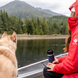 YETI Rambler 12 oz (354 ml) Bottle with HotShot Cap Ridgeline-Rescue Red-Navy-White-Black - 53 Degrees North 