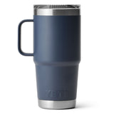YETI Rambler 20 oz (591 ml) Travel Mug Black-White-Navy - 53 Degrees North 