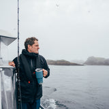 YETI Rambler 20 oz (591 ml) Travel Mug Black-White-Navy - 53 Degrees North 