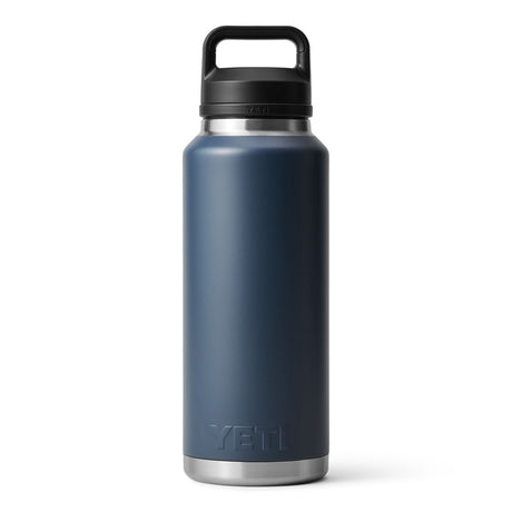 YETI Rambler 46 oz (1.4 L) Bottle with Chug Cap Ridgeline-Rescue Red-Navy - 53 Degrees North 